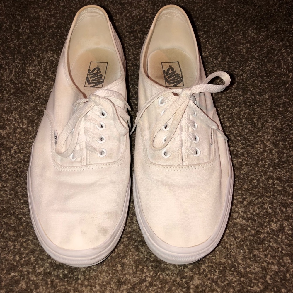White Vans Classic Mens Size 13 Good Condition